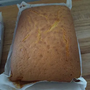 a loaf of bread on a table