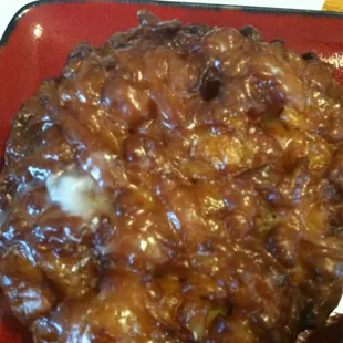 Apple fritter...