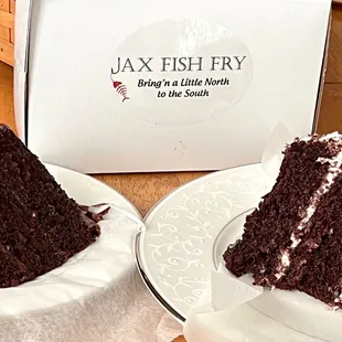 Chocolate Treasure Cake and Great White Cake DELICIOUS - June 2022