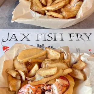 Fried Cod Basket &amp; Lobster Lover&apos;s Roll DELICIOUS - Grand Opening - October 16, 2023