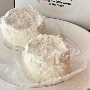 Mini Coconut Slices