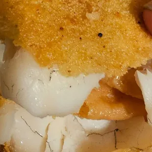I don&apos;t know what it is, Hair, dirt, I&apos;ve eaten fish for 36 years and never seen anything inside like that.