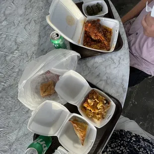 Lamb shank was new to the menu this year. More than enough to share!