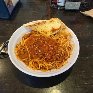 Best Spaghetti with meat sauce in town. It&apos;s been a while I haven&apos;t had a real good . Definitely I&apos;ll be back for more.