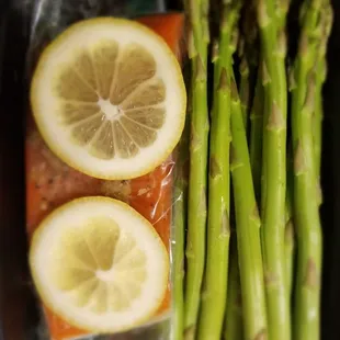 Take &amp; Bake Sockeye Salmon &amp; Asparagus
