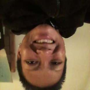 Upside down all around us...  Judy the helper of all things funny and smart... for life.