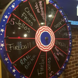Spin the wheel to win