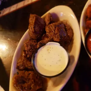 Steak bites were just right