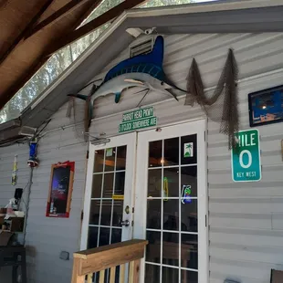 Outside deck