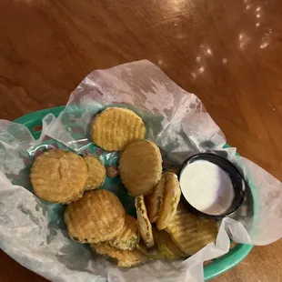 Fried dill pickles