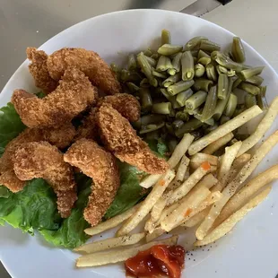 Shrimp dinner