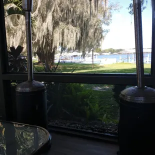 outside