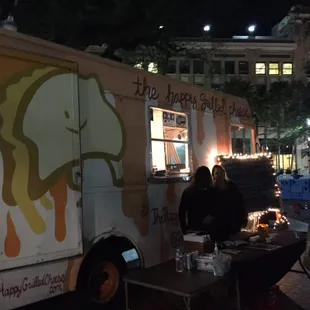 The happy grilled cheese