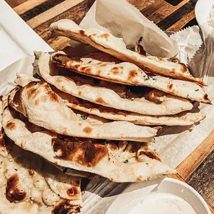 The best garlic naan
