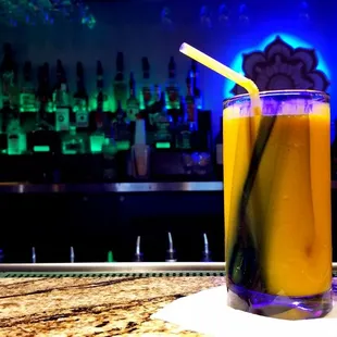 Delicious mango lassi