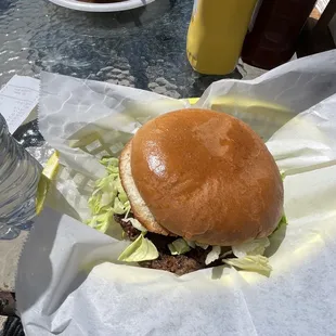 Hamburger that was delicious