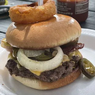 One ringer  burger