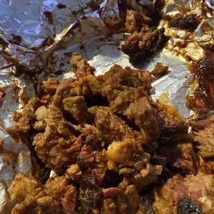 The Beef from my sandwich just Fat and gristle.