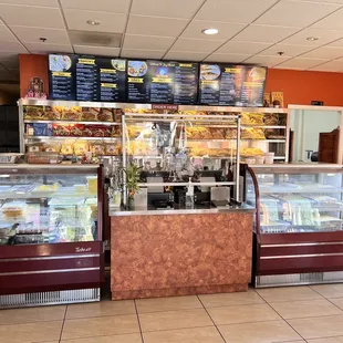 the interior of the restaurant