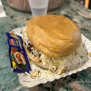 Vegetable Burger W/Cheese