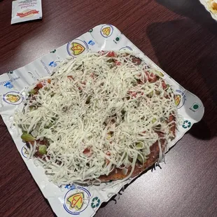 Bhakri Chilli Garlic Pizza