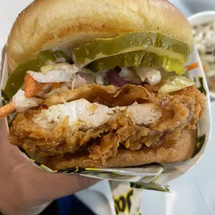 Jay birds mild chicken sandwich