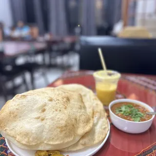 Chole Bhature Plate