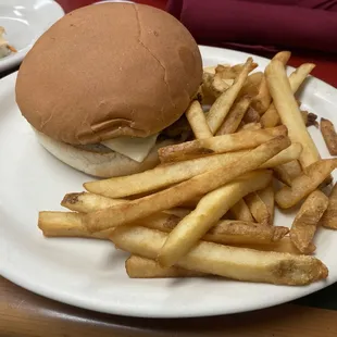 Mushroom Swiss Burger