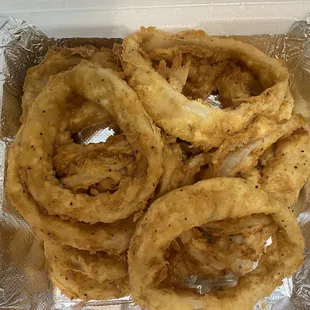 Jumbo appetizer onion rings - not bad