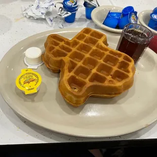 Light and fluffy Texas Belgian waffle