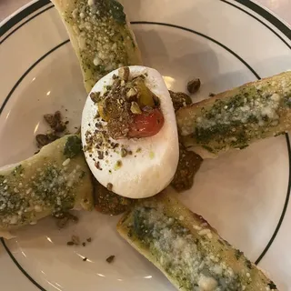 BURRATA & ROMAN BASIL STICKS