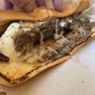 I believe this was their #1 but no Mayo or mustard cause who the hell puts that on their cheesesteaks?