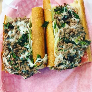 Spinach Cheesesteak