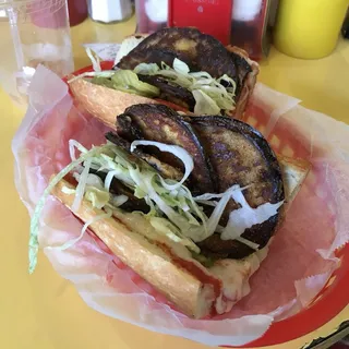 Eggplant Parmesan Sandwich
