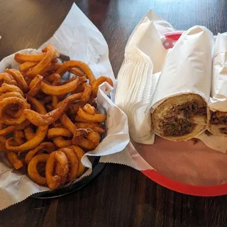 Basket of Curly Fries