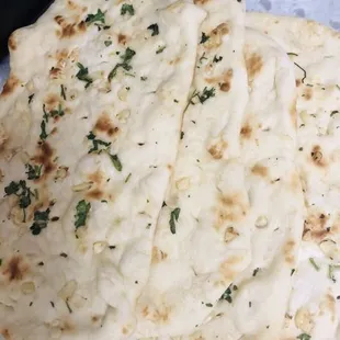 Buttered Garlic cilantro  Naan