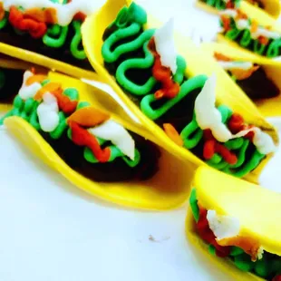 Taco Tuesday cake pops