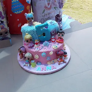 LOL Surprise cake
