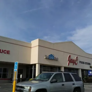 the front of the store