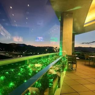 outside, sushi and sashimi