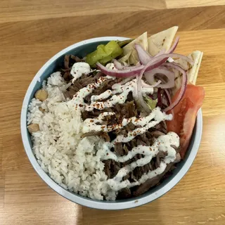Beef Lamb Gyro Bowl