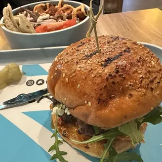 Grilled Lamb Burger