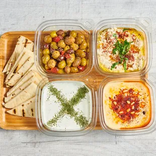Dip trios for large gathering