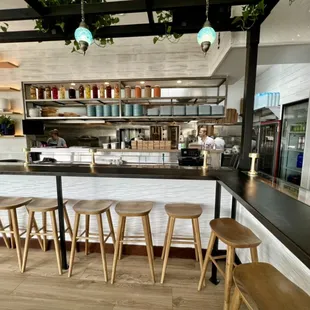 Bar with open kitchen experience