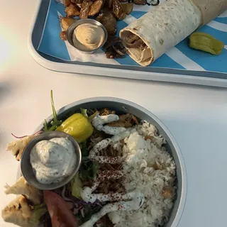 Beef Lamb Lavash Wrap