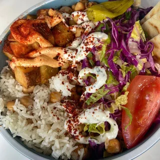 Roasted Chickpea Lavash Wrap