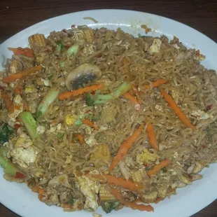 The Pork Bah Me....amazing flavor! You can order it mild or hot. It's my favorite.