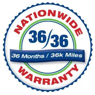 3 YEAR? 36K NATIONWIDE WARRANTY!