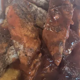 Jerk chicken tips