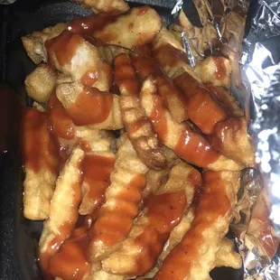 Fries with mid sauce